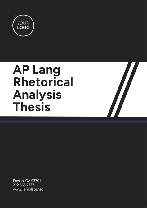 Ap Lang Thesis Template