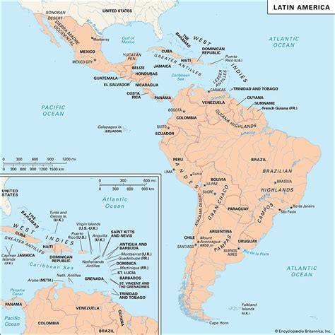 Political Map Of Latin America Maps For You