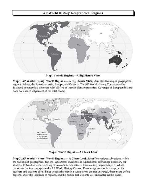 Ap World History Map Assignment