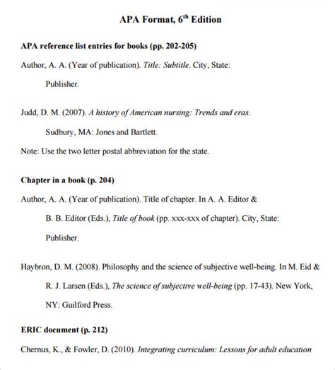 Apa 6Th Edition Paper Template