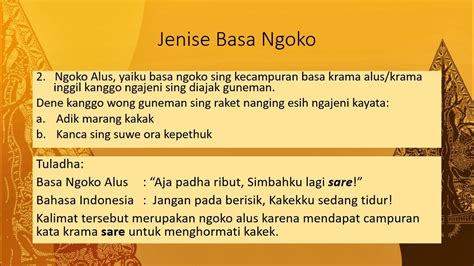 Apa Bedanya Menyang Basa Kramane dan Bahasa Jawa Tradisional?