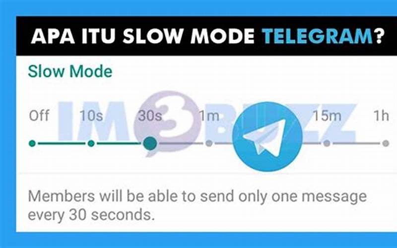 Apa Itu Mode Lambat Di Telegram
