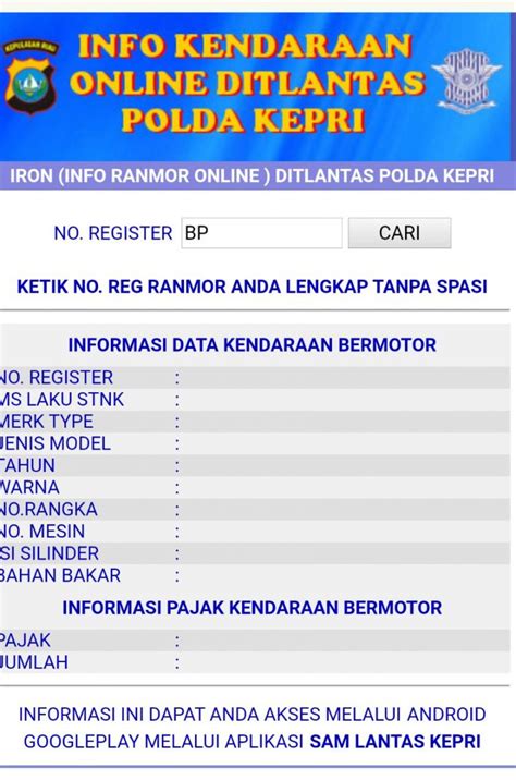Apa itu Cek Pajak Motor Online Riau?