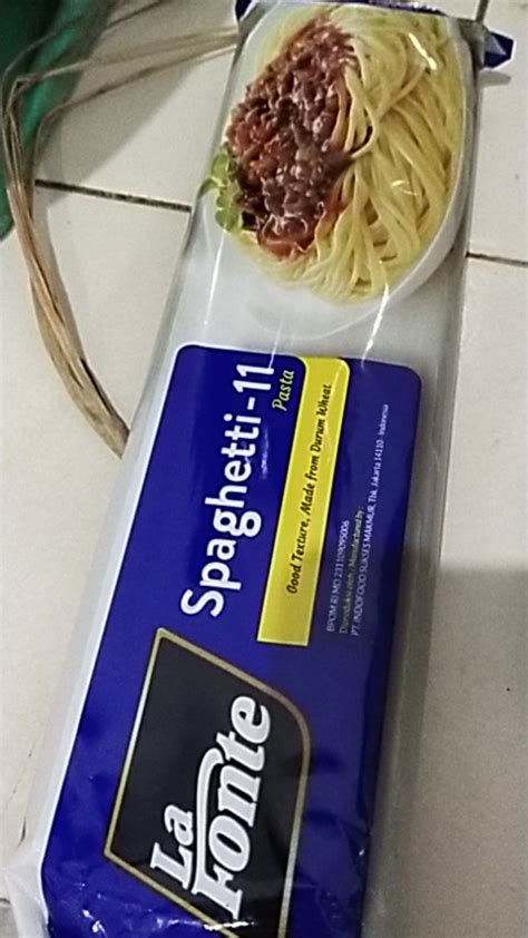 Apa Harga Spaghetti La Fonte?