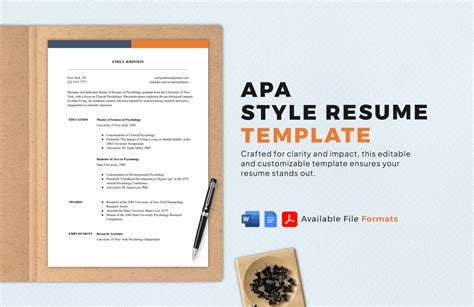 Apa Resume Sample