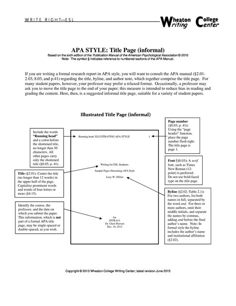 Apa Style Document Template