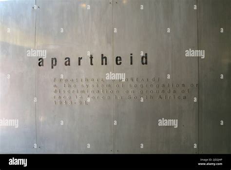 Apartheid Museum exhibit