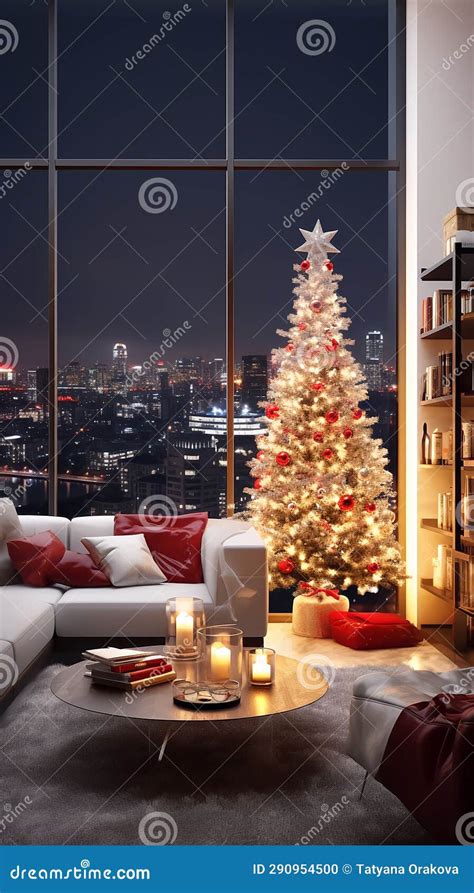 Apartment Christmas Background