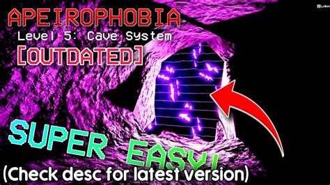 Apeirophobia Roblox Level 5 (Cave System)