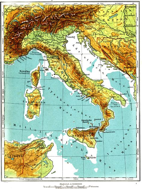 Euratlas Periodis Web Map of the Apennine Peninsula in 1700