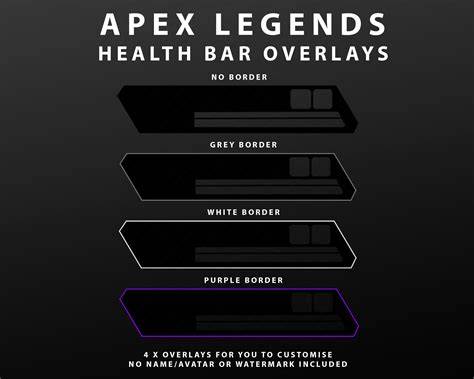 Apex Legends Health Bar Overlay Template - Great Research