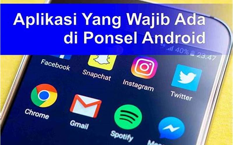Aplikasi Android Wajib