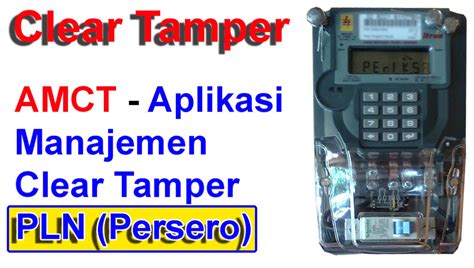 Aplikasi Clear Tamper PLN