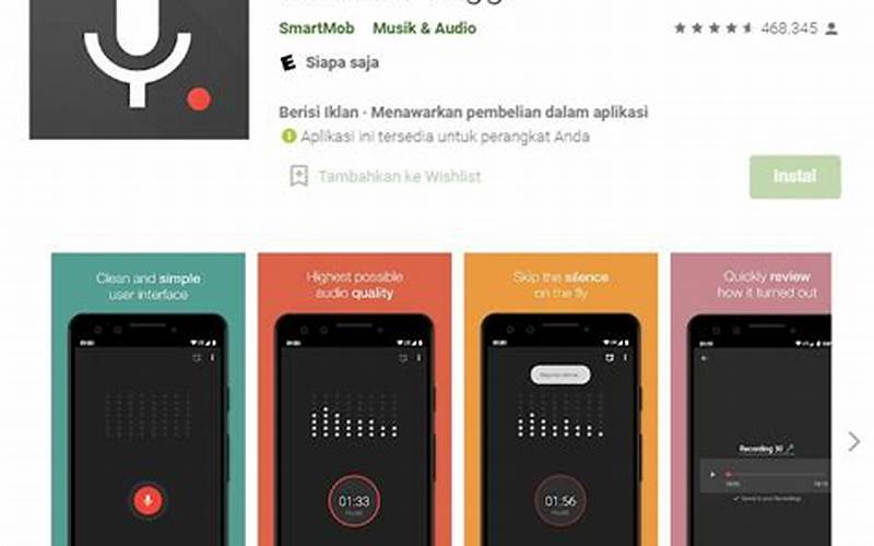 Aplikasi Perekam Suara Dengan Fitur Sosial Media