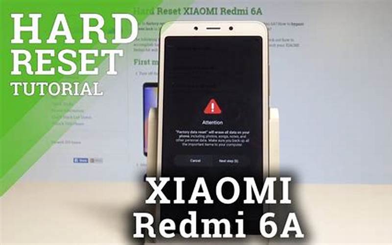 Aplikasi Reset Xiaomi 6A