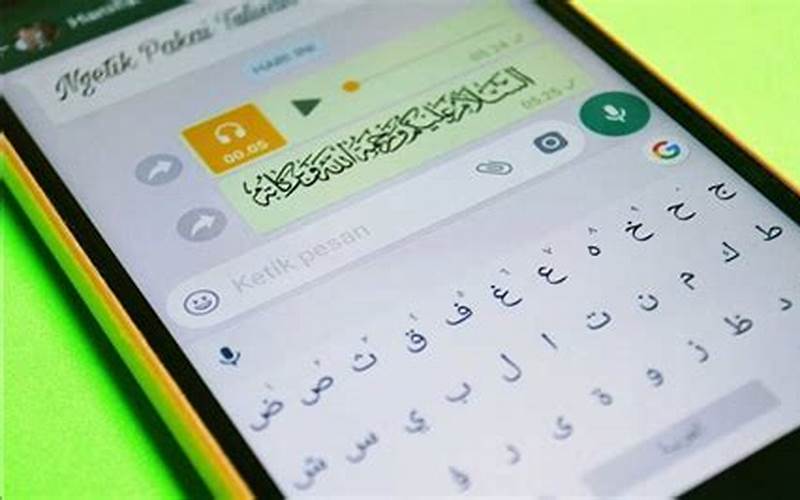Aplikasi Tulisan Arab Untuk Hp Android