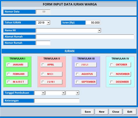 Aplikasi Excel Untuk Administrasi