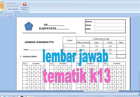 Aplikasi Excel untuk Koreksi Lembar Jawaban Ujian in Indonesia