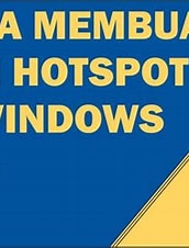 Aplikasi Hotspot di Windows 7