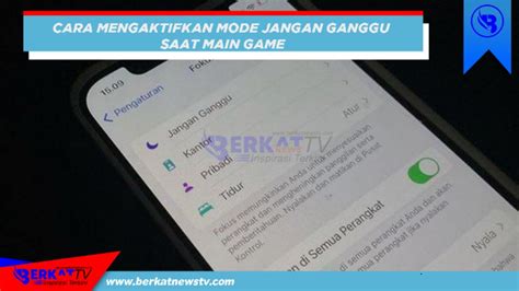 Aplikasi Jangan Ganggu Saat Main Game