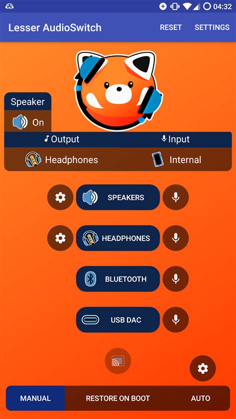 Aplikasi Lesser AudioSwitch Android
