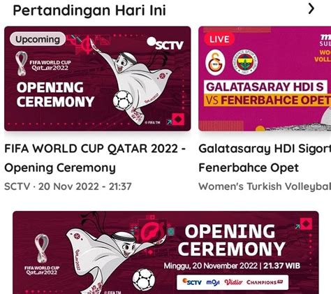 5 Aplikasi Live Streaming Gratis untuk Menonton Piala Dunia 2022 di Indonesia