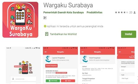 Aplikasi Pengaduan Masyarakat Surabaya