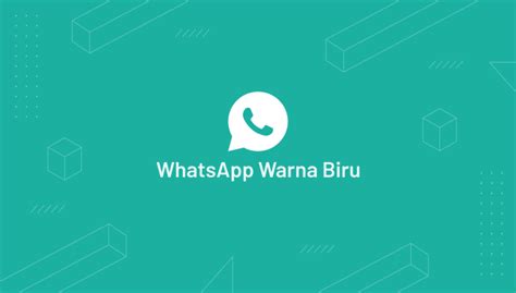 Aplikasi WhatsApp Biru