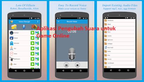 Aplikasi pengubah suara populer untuk game