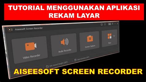 Aplikasi rekam layar gratis untuk tutorial in Indonesia