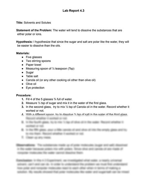 Apologia General Science 2nd Edition Lab Report Printable