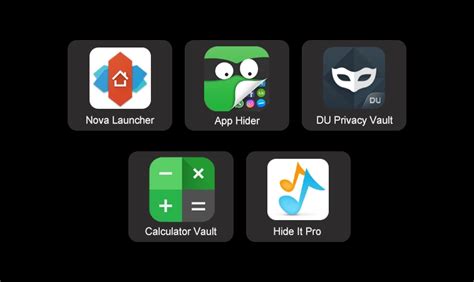 Types of App Icon Hiders