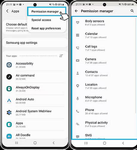 App Permission demand