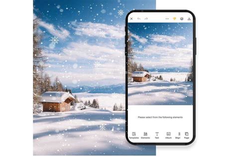 Transform Your Photos into Winter Wonderland with the Best App to Add Snow Effect