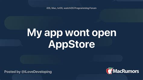 App Wont Open on Mac