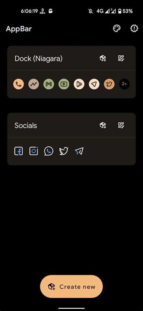 AppBar app allows you to create scrollable widgets