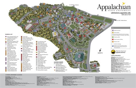 Appalachian State University Map