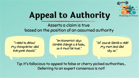 Appeal to Authority