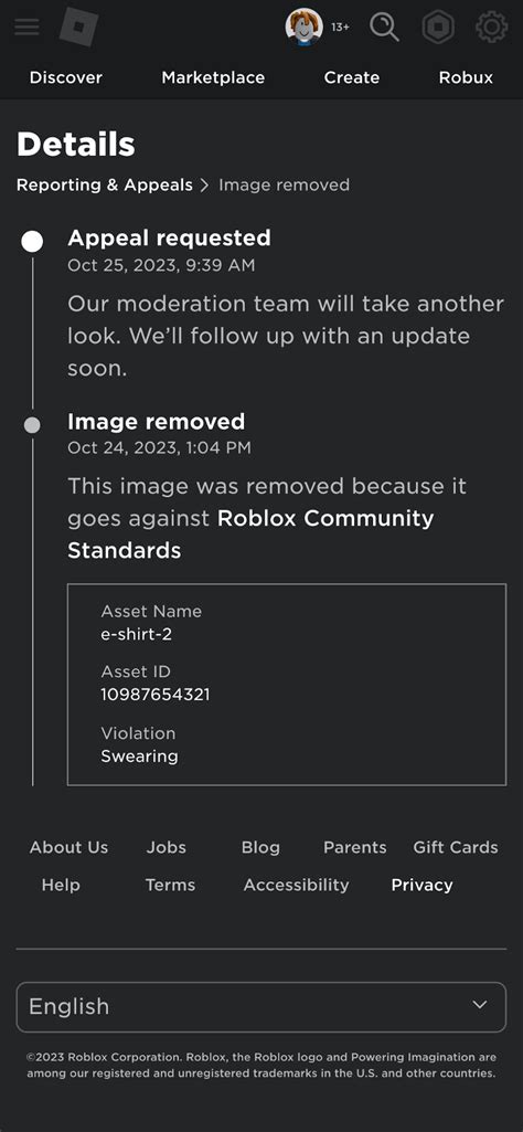 Appeal Your Account Moderation – Roblox Support