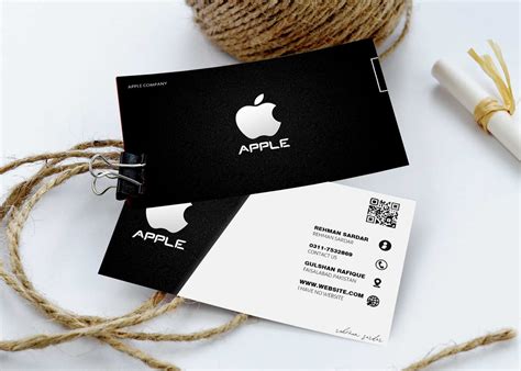 Apple Business Card Templates