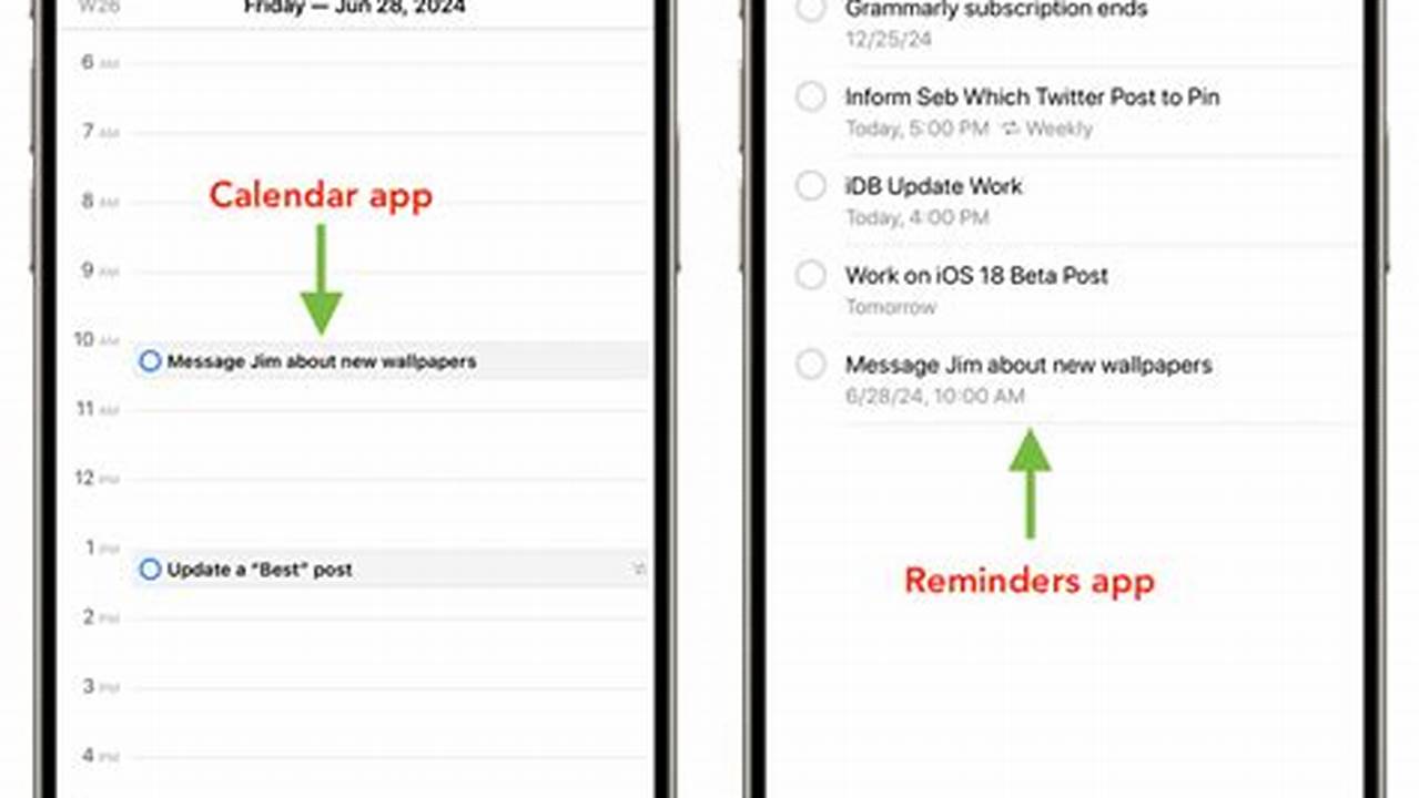 Apple Calendar Reminders Integration