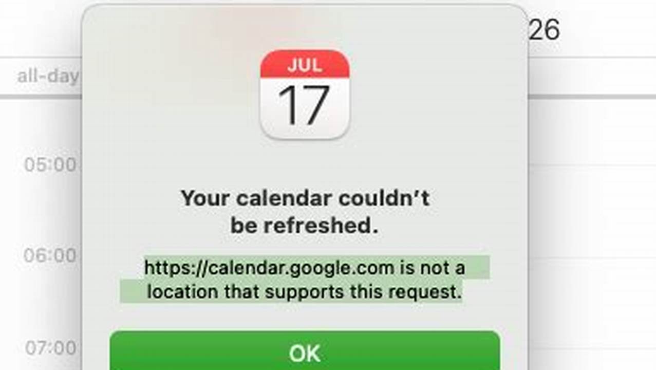 Apple Calendar Won'T Sync With Google