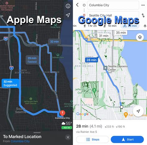 Apple Maps cycling directions How to get directions when riding a bike