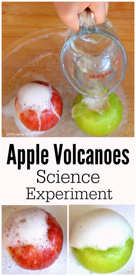 Apple Volcano Experiment Worksheet