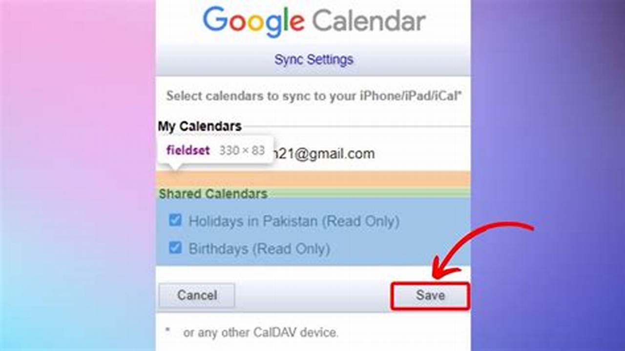 Apple Watch Google Calendar Sync