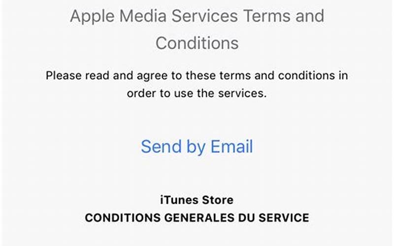Apple'S Terms And Conditions
