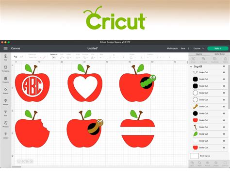Download Apple Cricut SVG