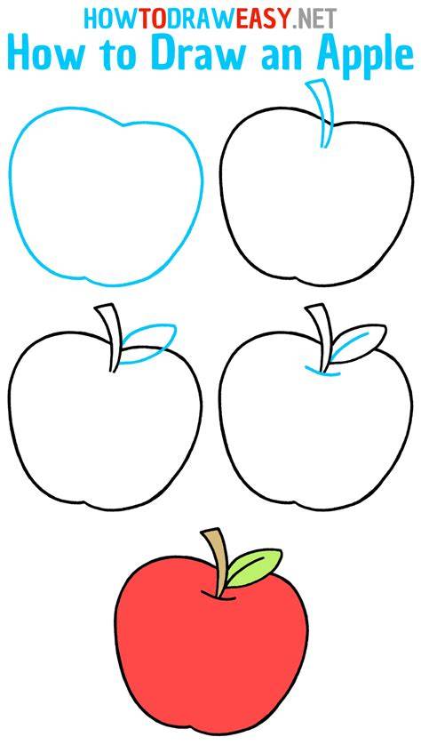 Apple Drawing for Beginners