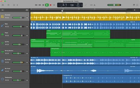 Apple GarageBand: Interface