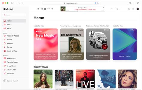 Apple Music website
